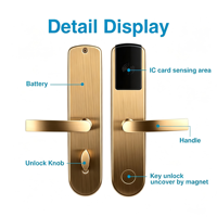 Sistema de Control de Acceso para Oficina con Tarjeta Inteligente, Cerradura de Puerta con Tarjeta RFID para Hotel, Cerradura Inteligente RFID para Hotel