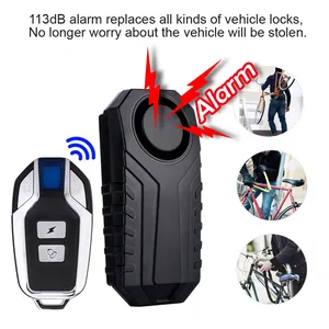 Good Selling Products IP65 Waterproof Bike Alarm Bike Security System Anti-theft Alarm Security Alarm For Bikes