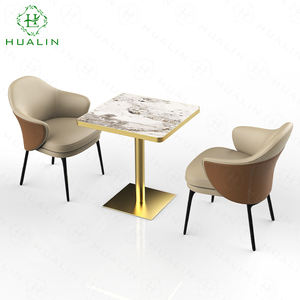 HUALIN Restaurant de Luxe, Ensemble de Tables et de Banquettes en Marbre ; Fabrication de Meubles de Restaurant sur Mesure - Product Image 4