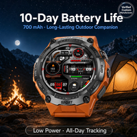 Montre connectée GPS en gros pour hommes, étanche 3 ATM, appels Bluetooth, écran AMOLED, SDK disponible, suivi du sommeil, autonomie de 5 à 10 jours
