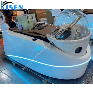 Table de massage thaïlandaise Kisen sans accoudoirs, lit de spa japonais pour la tête, table de salon électrique avec circulation d'eau, chaise de fumigation, lumière LED - Product Image 6