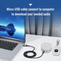 Kotak Musik Suara yang Dapat Diunduh via USB dan Dikendalikan Jarak Jauh untuk Boneka, Beruang, Boneka Plush, Boneka Bayi, Bantal, DIY Rekam Pesan Kustom