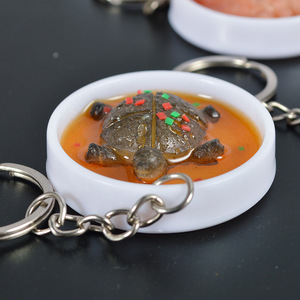 Llaveros en miniatura con simulación de platos de cangrejo y langosta, juguetes de comida, colgantes de modelos de comida, regalos promocionales para eventos y - Product Image 1