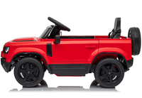 Voiture électrique pour enfants Defender sous licence, 12V, 4 moteurs, télécommande 2.4G, en plastique, pour enfants de 3 à 8 ans