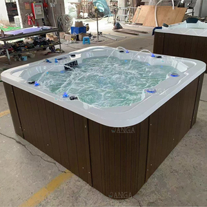 Sex Jacuzzis Kit de bain à remous extérieur pour 6 personnes Picinas Hidromasajes Bain à remous de jardin/spa Extérieur Jakuzi avec TV - Product Image 2