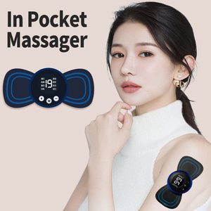 <span class=keywords><strong>Mini</strong></span> PU patch tragbares Massagegerät elektronisches Nackenrücken Beinarm-Massagegerät - Product Image 6