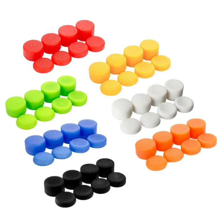 Joystick analógico 8 em 1, cobertura de polegar, botão macio, conjunto de cove para ps5, ps4, ps3, xbox one, controle de jogo 360