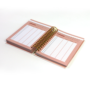 Tùy chỉnh A5 xoắn ốc hàng ngày hàng tuần hàng tháng kế hoạch và tổ chức Ngân Sách chương trình nghị sự undated máy tính xách tay - Product Image 5