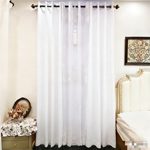 <span class=keywords><strong>Tende</strong></span> Trasparenti in Stile Europeo e Americano <span class=keywords><strong>per</strong></span> <span class=keywords><strong>Soggiorno</strong></span> e Camera da Letto, <span class=keywords><strong>Tende</strong></span> di Lusso con Ricami Floreali - Product Image 6