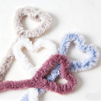 40,5 pouces de fil chenille géant en fausse fourrure de lapin, fait main, 20 mm, pour créations DIY, chiens, animaux de compagnie, lapins