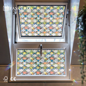 Película Estática Decorativa para Ventanas <span class=keywords><strong>de</strong></span> PVC, Moderna, Arcoíris, Sin Pegamento, Removible, para Hogar y Dormitorio, Tamaños Personalizados, Protección Solar - Product Image 5