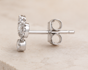 Pendientes de Plata de Ley 925 con Diseño de Infinito y Baño de Rodio, Joyería Elegante para Mujer, Joyería de Moda para Bodas, Precio al por Mayor - Product Image 6