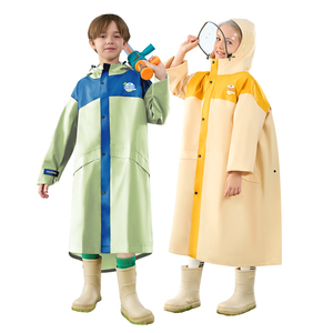 Impermeabile per Bambini, Ragazzi e Ragazze, Studenti di Scuola Primaria e Asilo, <span class=keywords><strong>Antipioggia</strong></span> alla Moda e Antivento - Product Image 2