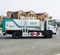 Camion de ramassage des déchets alimentaires et des ordures ménagères pour les industries de la construction et de la restauration