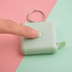 Mini Cinta Métrica de Plástico de 1.5m, Forma Cuadrada, para Costura, Sastrería y Dietética - Product Image 6