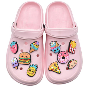 KLS N01 - Adornos Personalizados de PVC para Zapatos con Diseños de <span class=keywords><strong>Pizza</strong></span> y Helado, Lindos Accesorios para Decorar Zapatos Tipo Crocs - Product Image 2