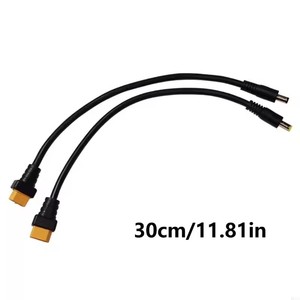 Câble adaptateur secteur <span class=keywords><strong>DC5521</strong></span> vers XT60 de 30cm de long pour un transfert de courant efficace connecteur mâle XT60 vers <span class=keywords><strong>DC5525</strong></span> 5521 - Product Image 6