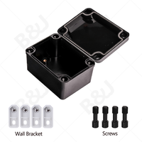 B & J Boîte de jonction électrique étanche en plastique ABS noir personnalisé de haute qualité 220X165X125mm