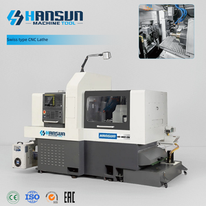 Torno CNC de Metal de Alta Precisión HANSUN de 5 Ejes con Doble Husillo, Centro de Torneado Automático Ligero para Automatización 7 - Product Image 1