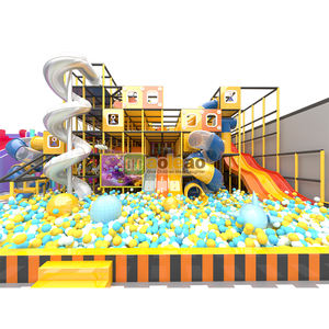 ملعب داخلي بارتفاع 9 أمتار مع زلاجة حلزونية وهياكل لعب متعددة الطبقات: معدات تسلية تجارية للأطفال - Product Image 2