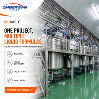 Machine de fabrication de savon liquide Imberson 10000L clé en main avec mélangeur sous vide, ligne de production automatique à haute productivité