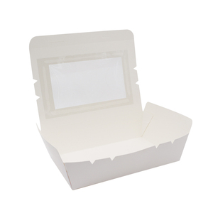 Usa e getta da asporto fuori insalata cibo scatola di imballaggio scatole di cartone con finestra togliere contenitore - Product Image 4