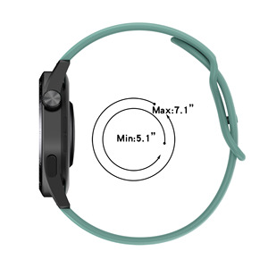 Bracelet de montre intelligente en silicone sport 20 mm, bracelet en caoutchouc pour <span class=keywords><strong>Samsung</strong></span> Huawei <span class=keywords><strong>Watch</strong></span> 4 3, hommes et femmes - Product Image 3