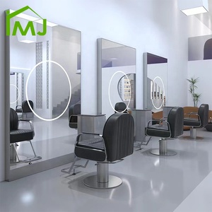 Salon de beauté Coiffeur Miroir LED sur pied Miroir mural double face pleine longueur - Product Image 6