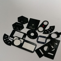 Panel de Vidrio con Pantalla Táctil para Interruptor, Recubrimiento Gráfico de PVC, Panel Frontal de PMMA con Impresión de Seda en Blanco y Negro para Hogar Inteligente, Precio Económico
