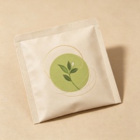 Sachets d'emballage de thé personnalisés écologiques en feuille d'aluminium thermoscellée blanche pour sachets de thé individuels à usage unique