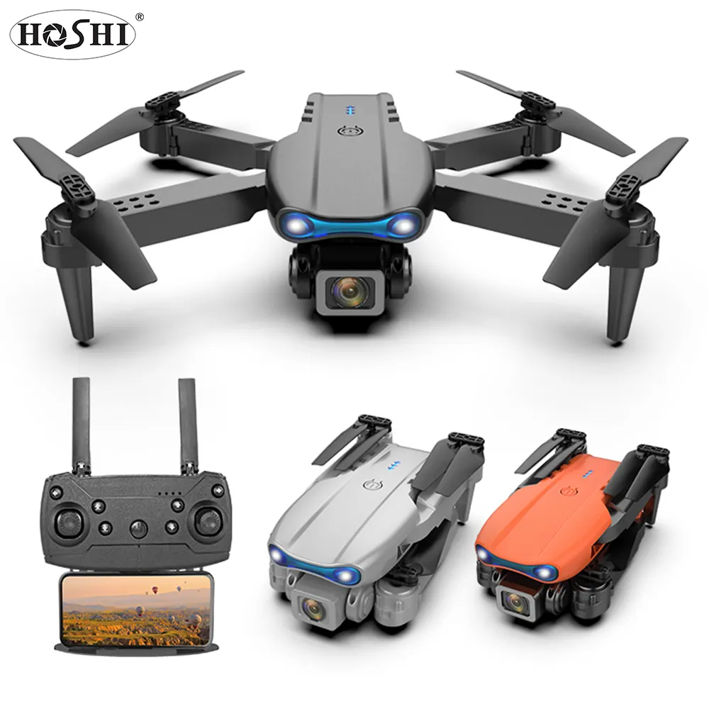 HOSHI E99 Pro K3 RC Drone 4K Dual HD Wide Angle Camera Altitude Hold 3D Spin WIFI Camera Real-Time Video Foldable Dron