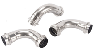Raccord de tuyauterie coudé en acier inoxydable SS304 haute brillance ZhuoYe pour garde-corps résidentiel