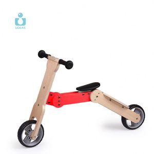 UDEAS Mini jouet pour enfants, trottinette 2 en 1, vélo d'équilibre en <span class=keywords><strong>bois</strong></span> - Product Image 2