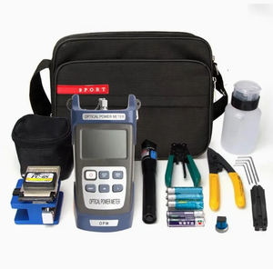 Kit d'installation FTTH avec couperet <span class=keywords><strong>optique</strong></span>, dénudeur, kit de connecteur, localisateur visuel de défauts, kit d'outils à <span class=keywords><strong>fibre</strong></span> <span class=keywords><strong>optique</strong></span> professionnel - Product Image 4