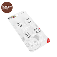 Estante de pared multifuncional Panda de gran venta para sala de estar y baño, bolsas de ropa, maceta, maceta, tela de plástico