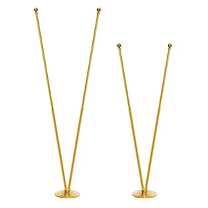 Giá Rẻ Có Thể Điều Chỉnh Cờ Cực Chủ Cột Cờ Đứng-up Hình Chữ V Phòng Họp Trang Trí Cột Cờ Hội Nghị I - Product Image 1