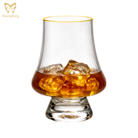 Verre à whisky en cristal de 250 ml, verre à dégustation de whisky, verre de dégustation professionnel ISO, verre à malt, verre à dégustation, verre à vin de dessert