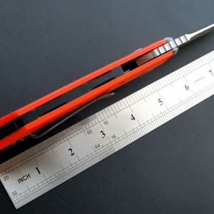 มีดพับใบมีดเหล็ก D2 รุ่นใหม่ล่าสุด ด้ามจับ G10 พร้อมระบบล็อคแบบปุ่ม มีดอเนกประสงค์ EDC สำหรับตั้งแคมป์ กิจกรรมกลางแจ้ง OEM DIY - Product Image 3