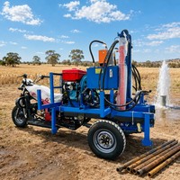 Machine de forage de puits d'eau compacte de 200 m de profondeur – Appareil de forage de puits pratique