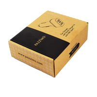 Boîtes d'emballage kraft pour vêtements, grande taille, légères, colorées, carton, vente en gros, 10 pièces