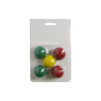 Accessoires de pétanque en bois ZQURE, boule cible colorée de 30 mm