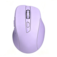 Mouse Komputer Nirkabel Portabel 2.4G+BT Mode Ganda Ergonomis Optik Ringan DPI Dapat Disesuaikan Kompatibel Dengan Laptop Mac
