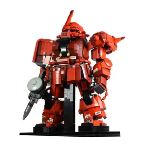 MOC 88685 AX боевой робот-меха модель игрушки совместимы с Gundam Zagu 2 красные кометы строительные блоки Наборы