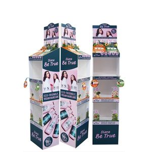 Rak & Stand Display Ritel Busa PVC Warna-Warni Sesuai Pesanan Pabrik dengan Logo Kustom untuk Promosi Makanan Ringan di Lantai - Product Image 2