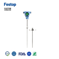 Transmetteur de température monté sur tête Pt100 4-20mA USB OEM/ODM IP68 Sonde en acier inoxydable Longueur personnalisable