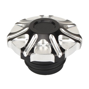 Tapa de Tanque de Combustible para Motocicleta Moshark, de Aluminio y Plástico, Modificada con CNC, Compatible con Harley MP12-001-0156 157 189 190 - Product Image 4