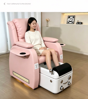 Canapé de beauté pour les pieds, modèle star d'Internet, chaise de bain de pieds électrique réglable, canapé intégré pour la santé et le massage des pieds