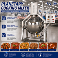 Mélangeur planétaire industriel automatique pour la production de sauces (sauce chili, sauce tomate, confiture, curry et soupes)
