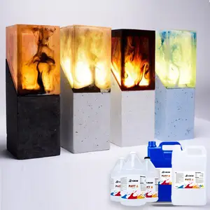 Verbazingwekkende Hars Twee-Component Transparant Ab Lijm, transparante Anti-Vergeling Cast Uv Epoxyhars Lamp Voor Diy Creatieve Ambachten