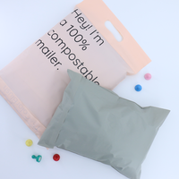 Sacs d'expédition auto-adhésifs biodégradables et compostables, imperméables, avec logo personnalisé imprimé, pour vêtements, chaussettes, chaussures et fourrures, écologiques